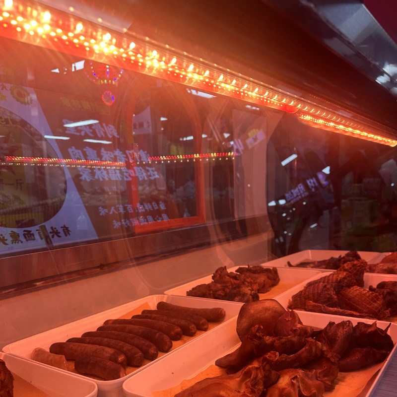熟食展示柜led灯摆摊卤菜凉菜摊食品冰柜冷柜超亮爆亮照明灯