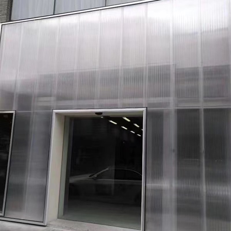 厂促pc插接板室内隔l断门头墙板广告幕墙厚度30 40 50mm乳白扩散