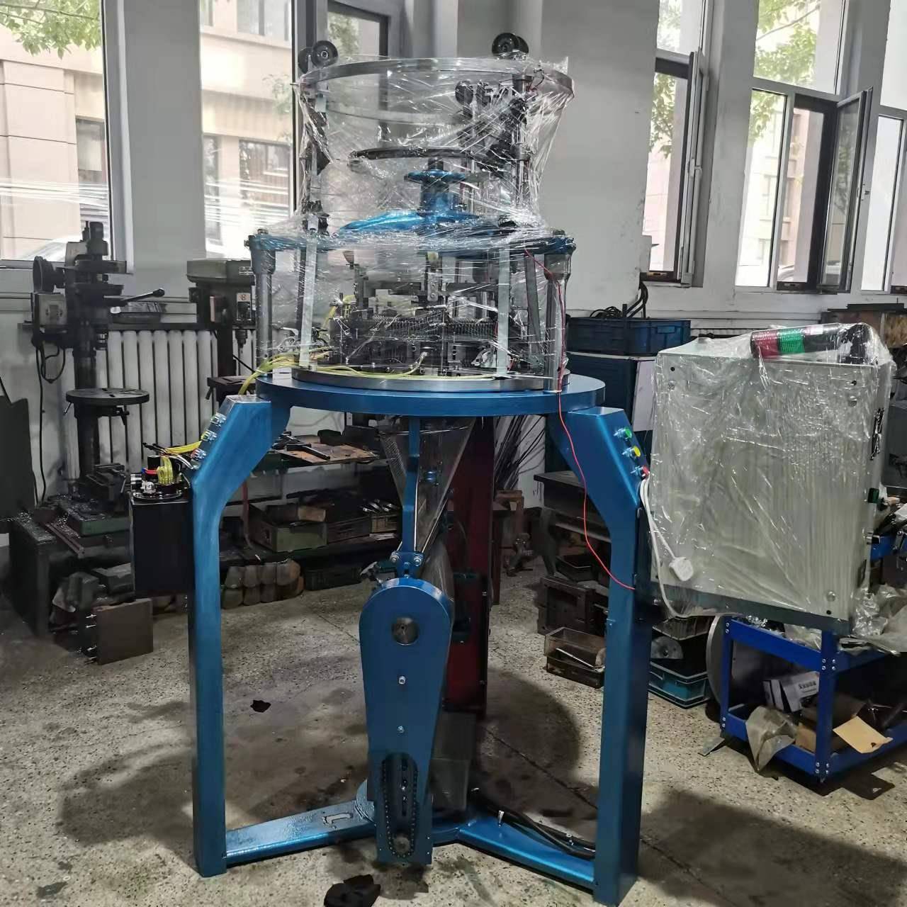 汽车消声减噪排气波纹管内网针织机厂家直供