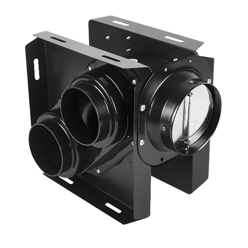 酒店工程静音抽风机卫生间浴室一拖二换气排气扇分体式管道换气扇