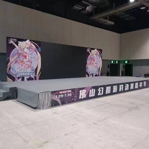 广州酒店商场背景墙活动桁架搭建制作安装包拆除KT板展架易拉宝