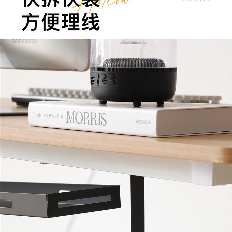 戟创AGKey-P1桌下理线器电脑桌配件电源线架线路整理盒插排收纳槽