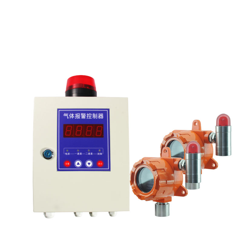 可燃气体探测报警器工业商用一氧化碳氧气硫化氢氯氨气浓度检测仪