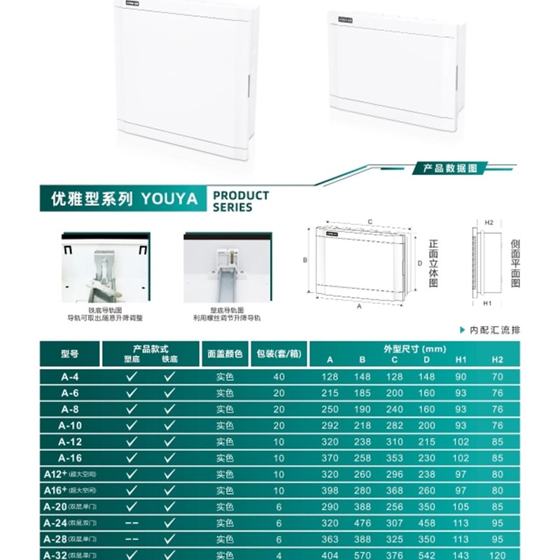 空气开关配电箱 配件盖子