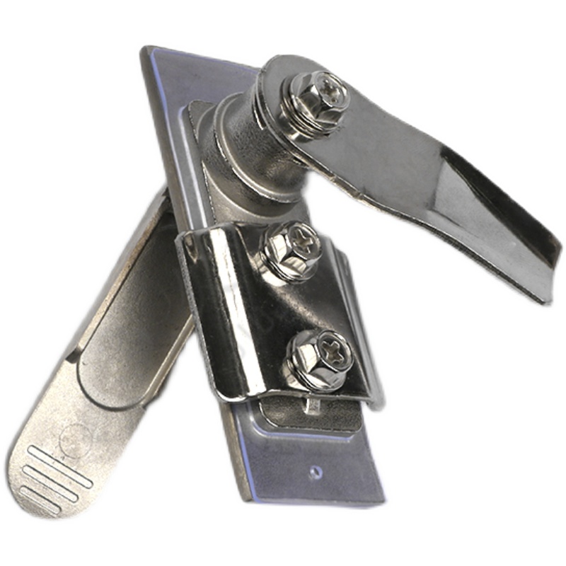 全304不锈钢MS717-1门锁MS717-2配电箱平面锁开关控制柜锁