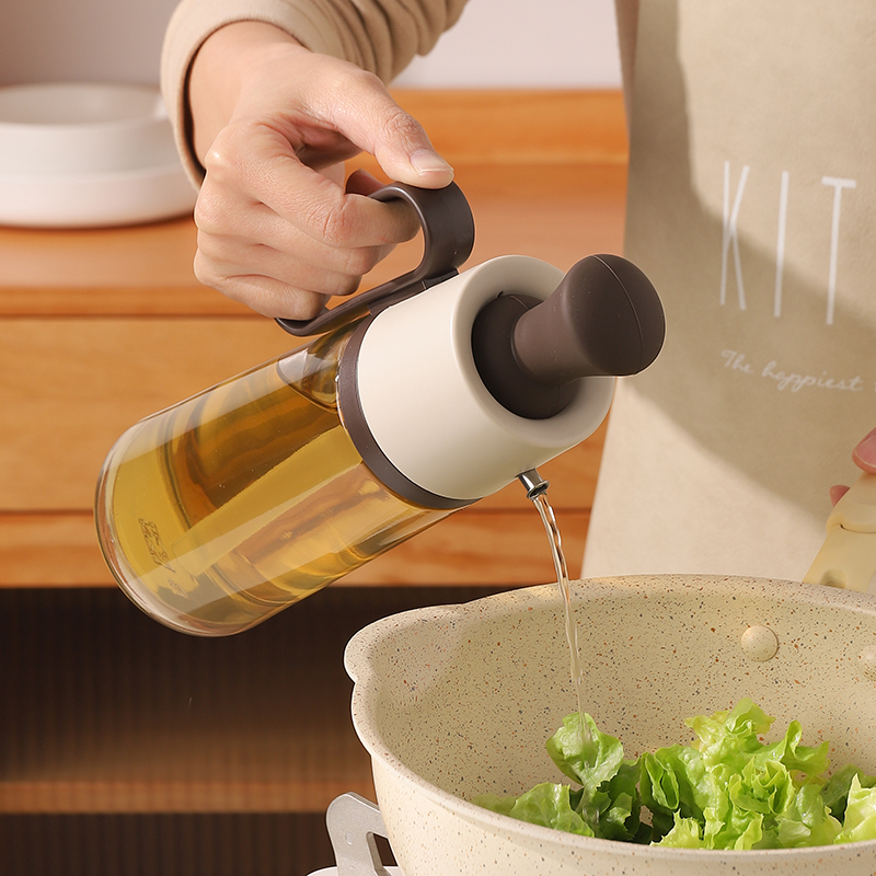 刷倒一体油瓶油壶热销榜不滴油不挂油油罐厨房多功能玻璃储油瓶子