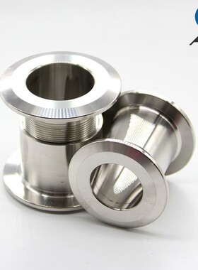 304不锈钢双片过墙套管双面套管穿50mm厚彩钢板双面装饰圈可定做