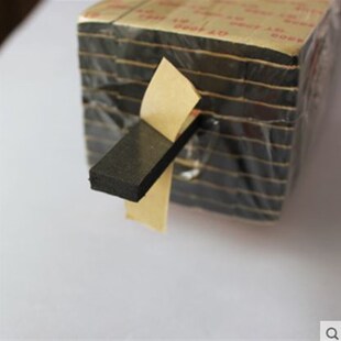 粘胶贴条海绵条阳光房缝隙防撞密封胶条玻璃幕墙双面胶条强力实