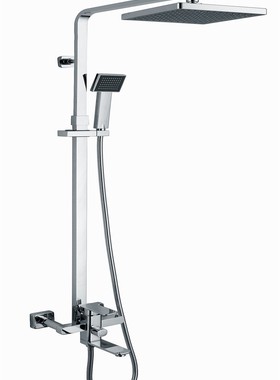 正品埃美柯全铜淋浴花洒龙头套装洗澡水龙头带下出水YG282F专卖店