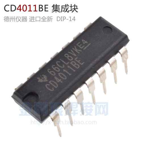 CD4011BE 逆变焊机 集成块 4011芯片 TI德州仪器 进口全新 DIP-14