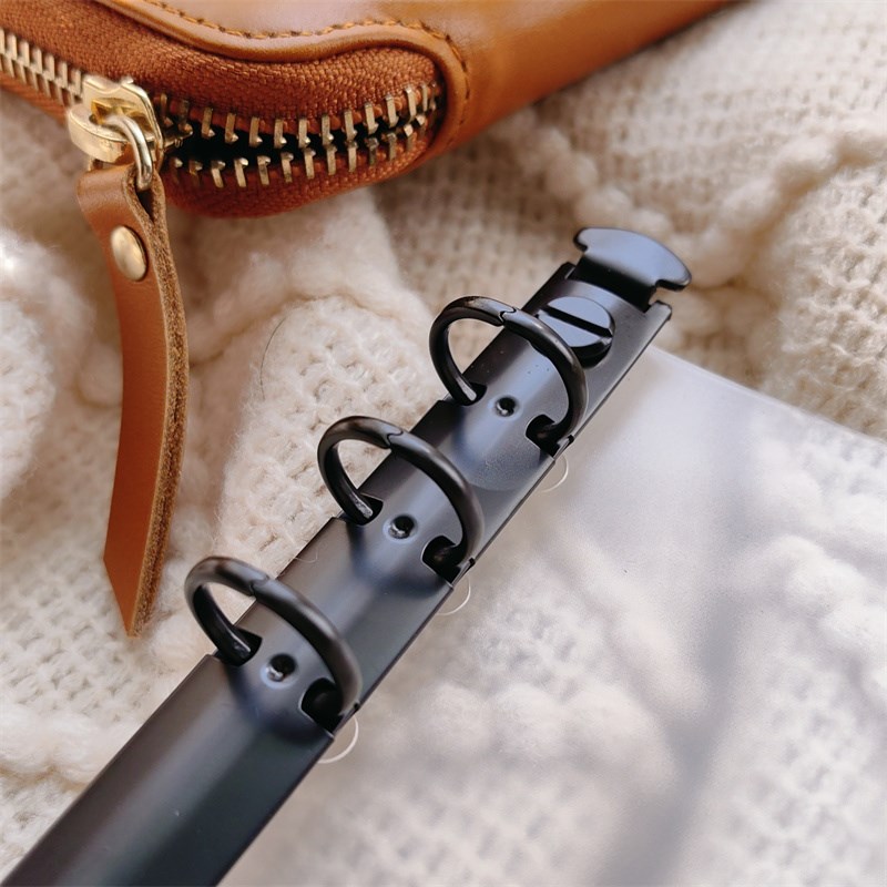 黑环活页插板A5A6A7M5A8A5SLIM奇葩插板pvc插板活页双环工具配件