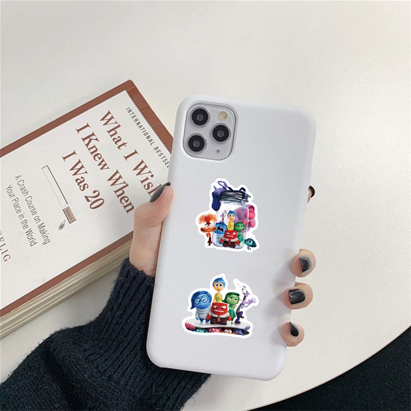 63张儿童奖励头脑特工队卡通动画可爱创意贴纸装饰笔记本吉他头盔