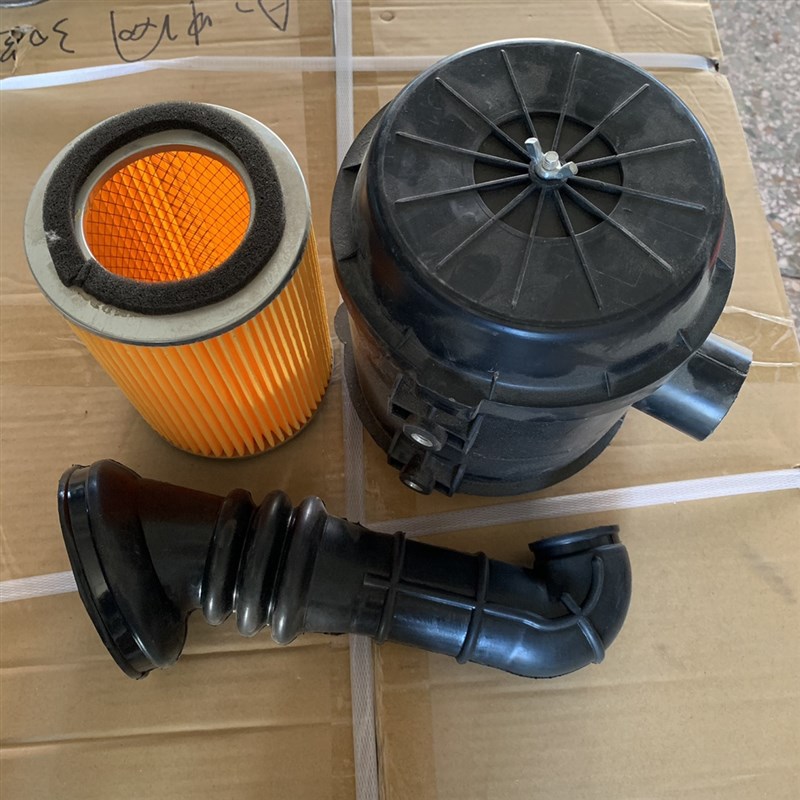 富路A1a7三轮摩托车空气滤清器L17空滤器芯总成软胶管滤芯