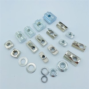 四方型滑块螺母T型国欧标203040404545铝挤型材料螺帽M856内六角