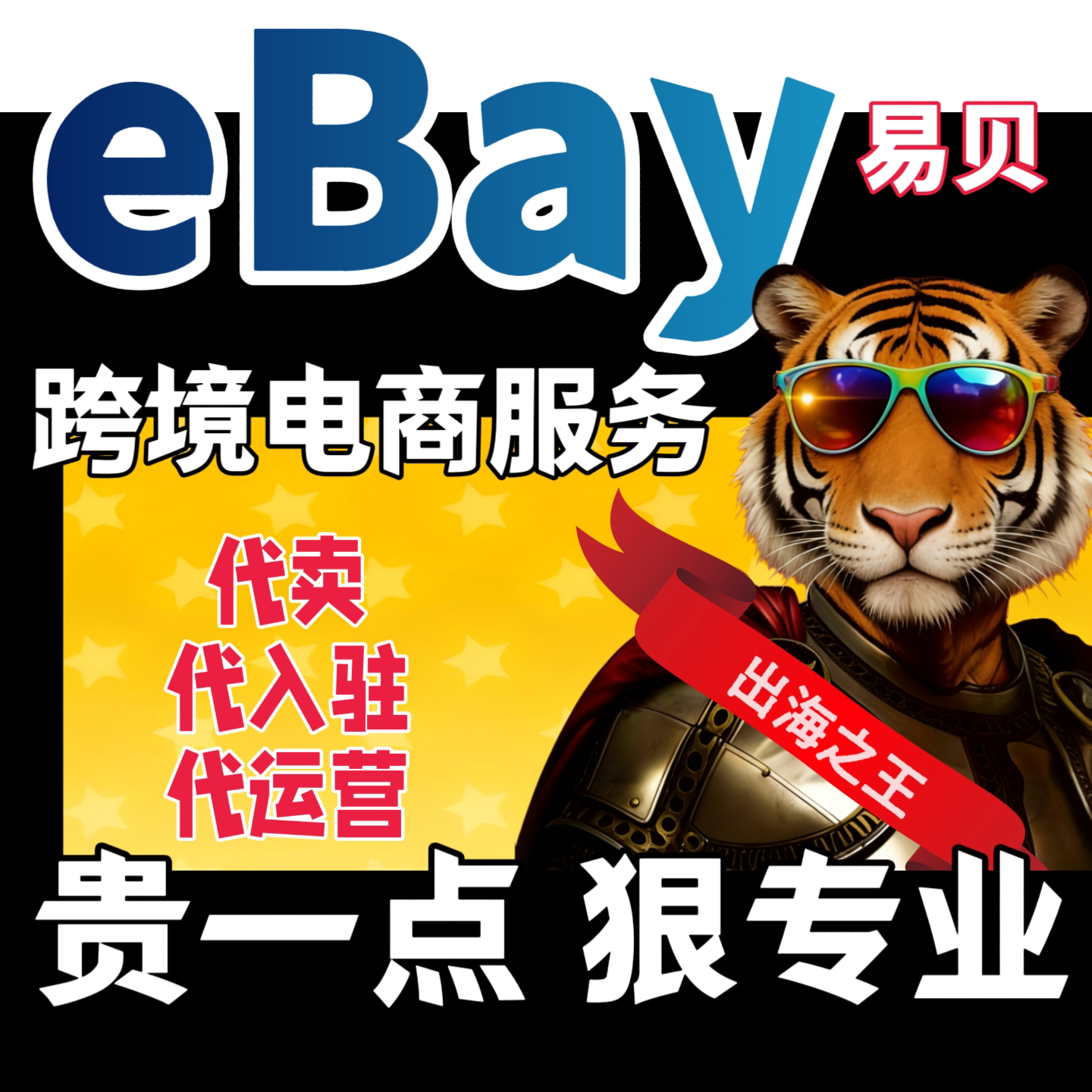 ebay电商开店代办入驻代运营注册申请营业执照教程运营一条龙指导