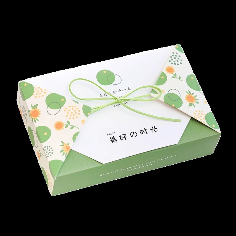 绿豆糕包装盒礼盒8粒手提绿豆冰糕盒F子蛋黄酥6粒装中秋冰皮月饼