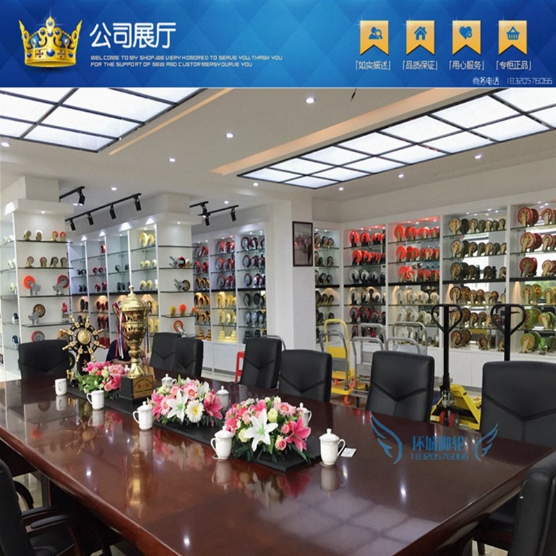 4寸超静c音脚轮轱辘橡胶防震弹力脚轮平板行李推拖餐车万向刹车轮