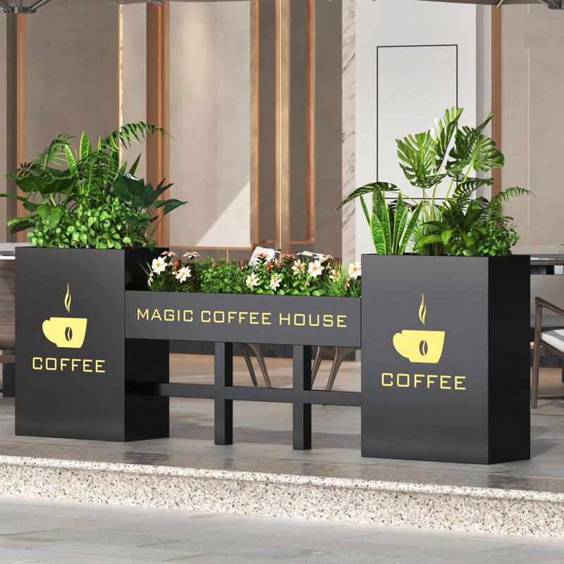 铁艺围栏栅栏户外庭n院装饰护栏商业街绿化花坛售楼部外摆花箱组