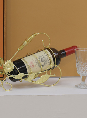 红酒架摆件轻奢客厅装饰品家居电H视酒柜玄关简约艺术欧式