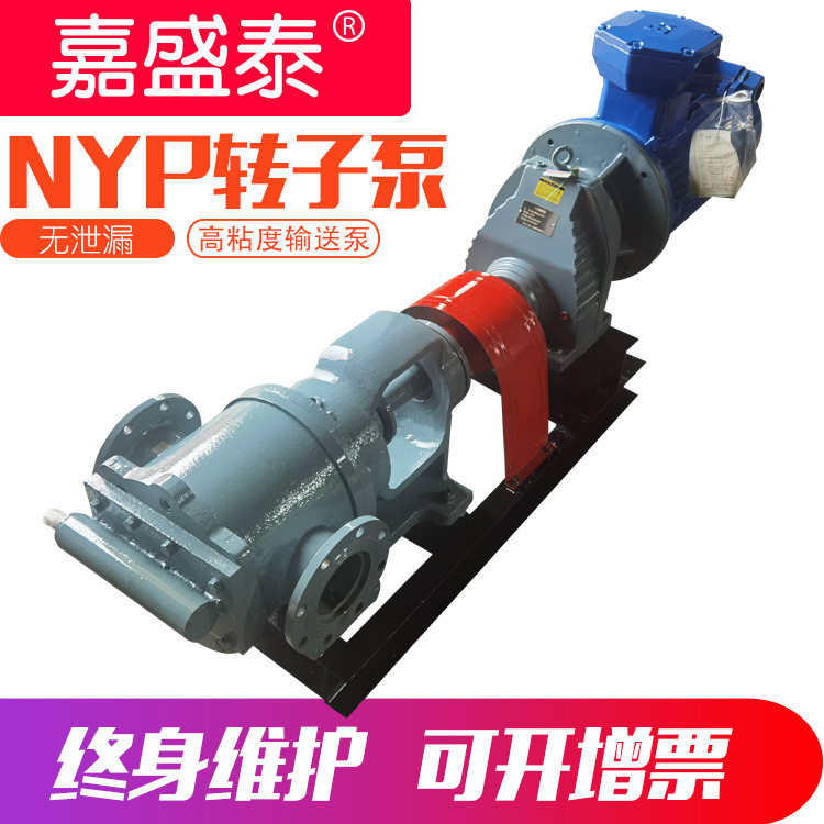 NYP高粘度转子泵 保温夹套树脂沥青泵 内啮合防水材料聚氨酯电泵 - 实物图