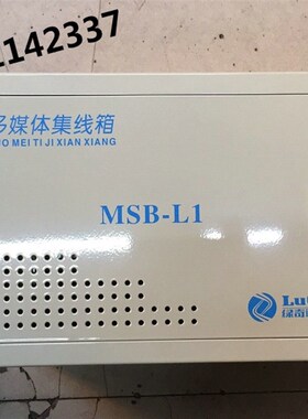 绿奇通信MSB-L1中型多媒体集线箱体弱电箱多媒体箱【空箱体】