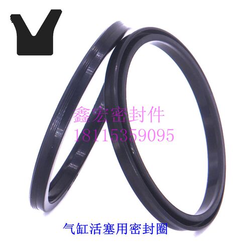 气缸活塞孔用YCC标准QGP/Y型63*5/63*53*6.5唇形橡胶密封圈/件/环