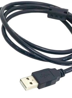 高速 MINI迷你USB数据线 5P梯形 T型口 V3数据线 1.5米带磁环粗线