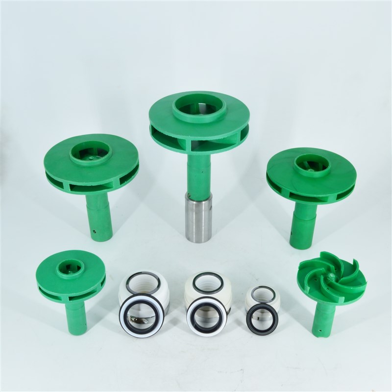 FP FPZ离心自吸化工泵配件耐腐蚀增强聚丙烯叶轮机械密封后泵盖