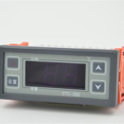 温控器温控开关STC-200制冷制热报警适用冷库冷水机海鲜机带探头