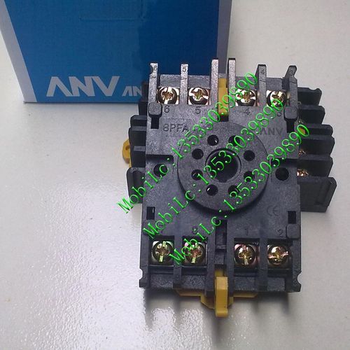 实物拍摄原装正品台湾士研ANV 继电器座AFR-1 底座8PFA