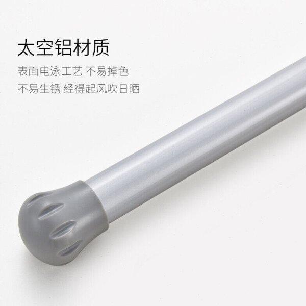 卡贝(cobbe)阳台固定式晒衣架子顶装吊座晾衣架单杆挂衣杆室外