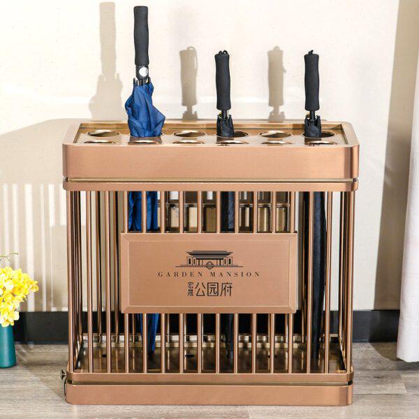 雨伞架子定制logo商用创意酒店专用大堂厅不锈钢置伞架12头售楼部