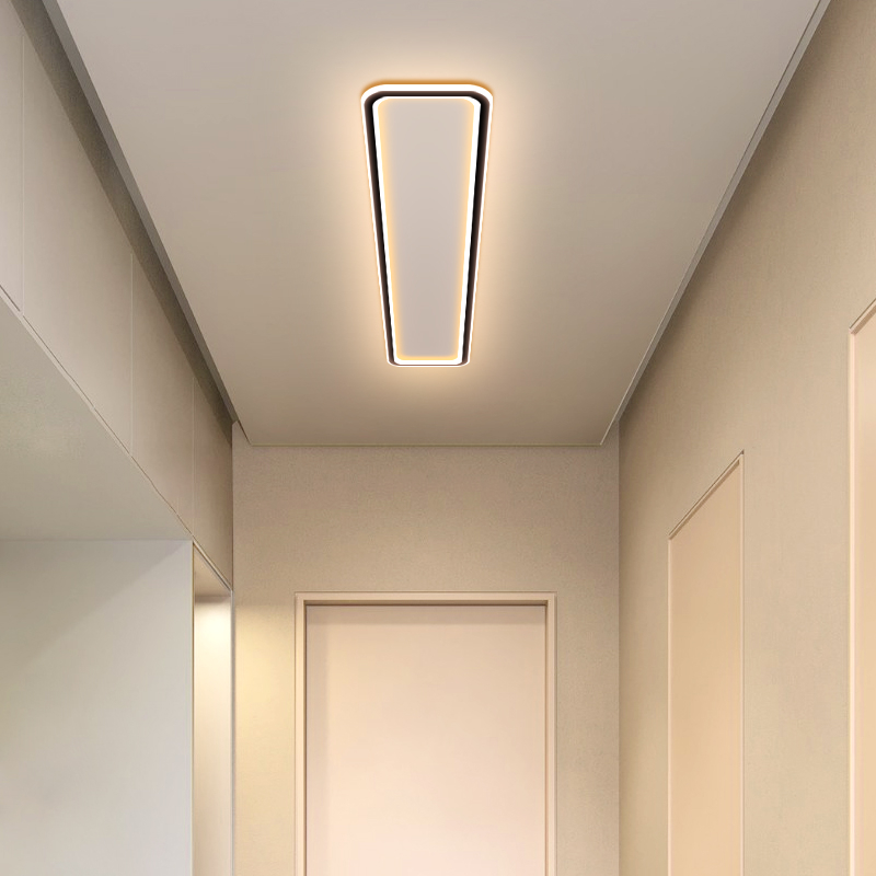 led吸顶灯现代简约长条客厅灯过道阳台灯走廊玄关北欧卧室灯灯具