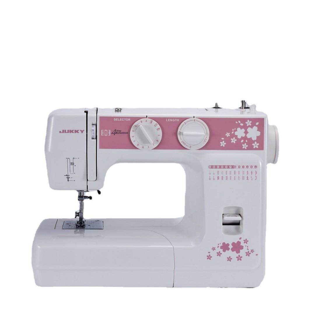 JUKKY多功能家用缝纫机单针电动绣花机迷你便携24花型锁眼锁边,纺织面料/辅料/配套,其他纺织机械,淘宝优惠券,粉丝福利购,淘宝优惠卷