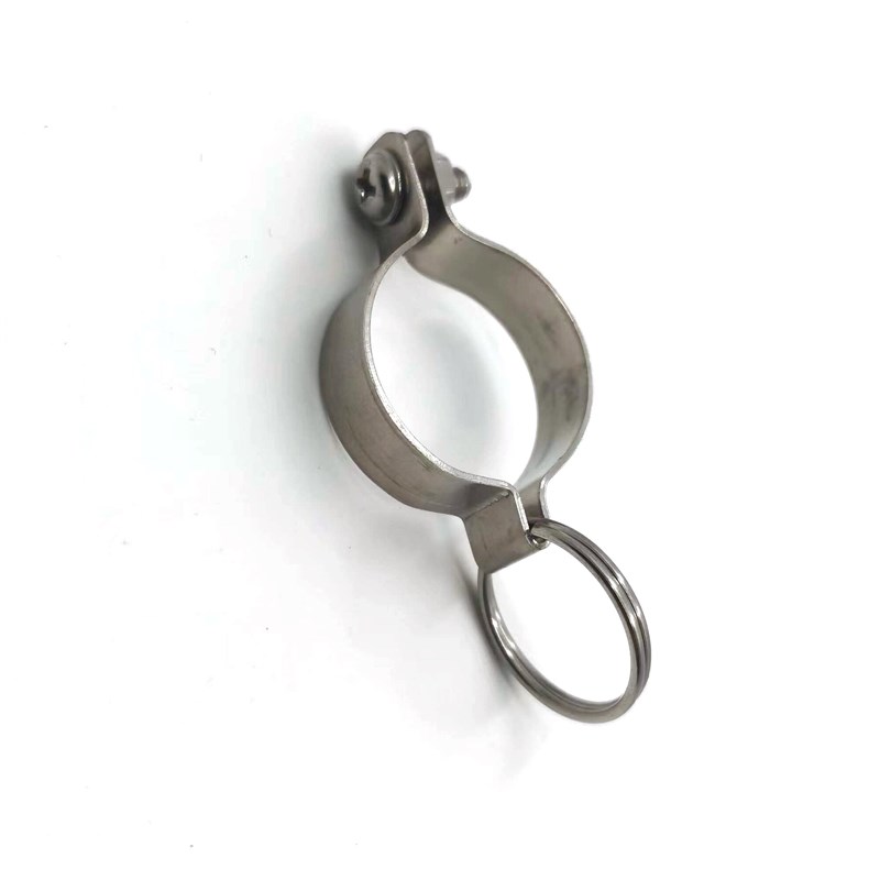 户外阳台晾衣架防风固定扣晒衣杆防滑吹走神器304不锈.钢免拆管扣