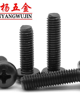 M3M4M5M6厘不锈钢圆头十字螺丝304黑色盘头螺丝钉*25x30x35x40x50