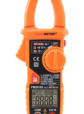 PEAKMETER华谊PM2018S智能数字钳形表交流600A电流表PM2018A/B