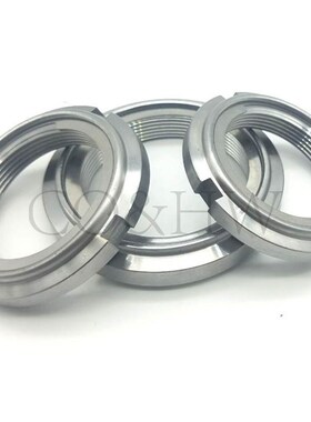 FUNT10/12/15-M100精密U型自锁圆螺母金属钢片锁紧螺帽碳钢 BKJ02