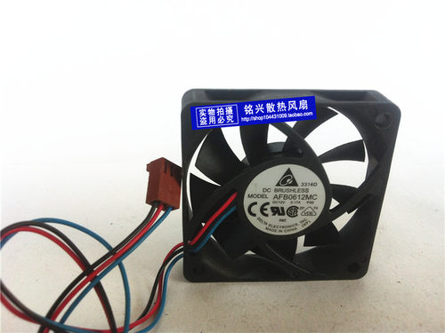 原装台达风扇AFB0612MC 6CM/6013 12V 0.17A 双滚珠 三线
