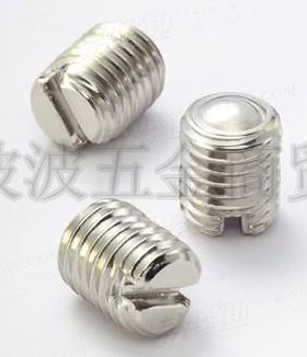 4M/5M201不锈钢一字开槽平端紧定螺钉无头机米螺丝M5*3-M5*35GB73