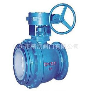 耐腐蚀阀门 Q341F4涡轮衬氟法兰球阀 内蒙古包头管道阀门 Q341F46