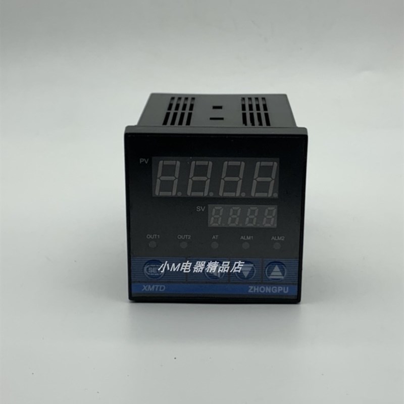 浙江浦东仪表 中浦 数显温控仪 XMTD-8412 PT100 400度 AC220V