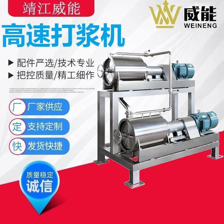 厂家直销大型全不锈钢工业商用红枣芒果蓝莓桑葚番茄高速打浆机