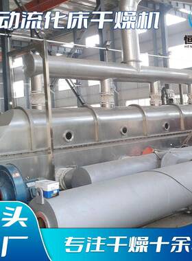 工业盐流化床干燥机石斛叶山楂片烘干机食品振动流化床干燥机