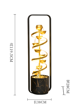 流水摆件循环水景观客厅落地电视柜旁边装饰新房乔迁礼物