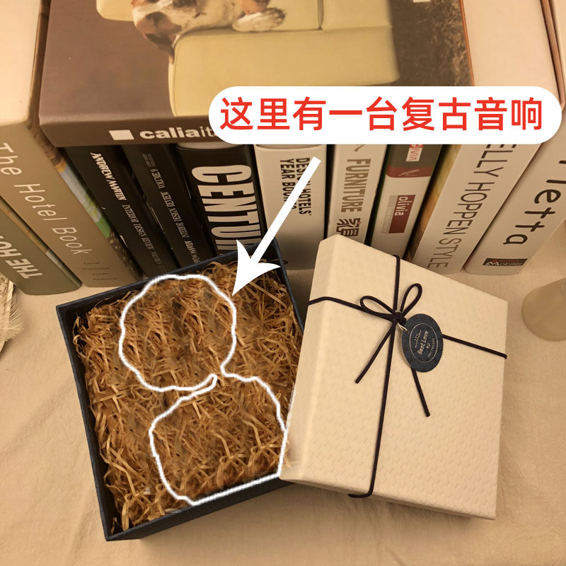 品博工作室礼物送闺蜜男票复古留声机蓝牙音箱摆件艺术品插卡