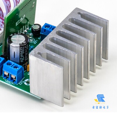 TDA7377功放板蓝牙无噪音 2.0双声道功放模块直流12V无线桌面音箱