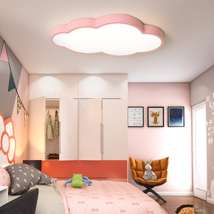 上门包安装led吸顶灯护眼简约儿童房间灯男孩女孩云朵卡通卧室灯