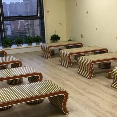 仿古国学桌椅茶艺桌榻榻米茶几飘窗桌竹藤幼儿园书法桌围棋桌包邮