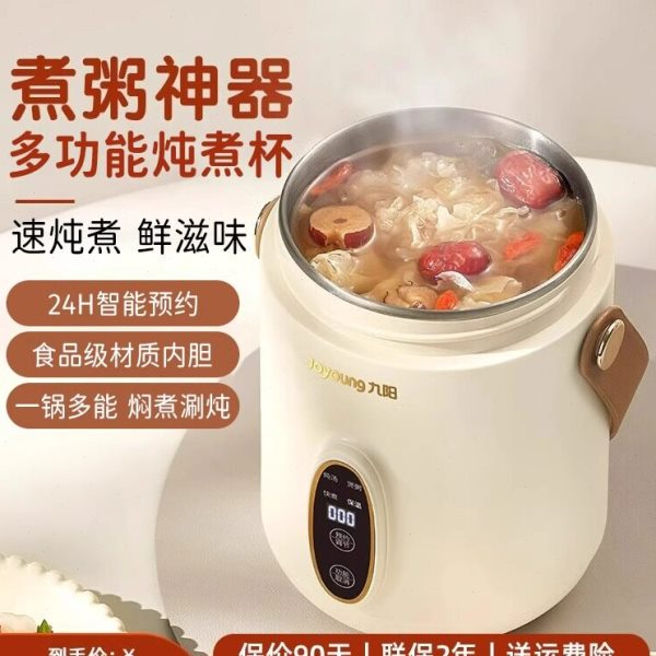九阳电炖锅全自动多功能电炖杯家用小型养生杯便携式煮粥神器